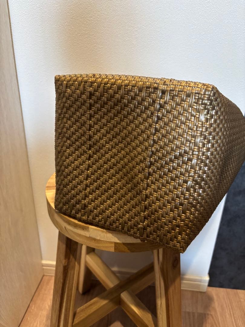 Letra レトラ　メルカドバッグ　バケット　ロングハンドル ゴールド