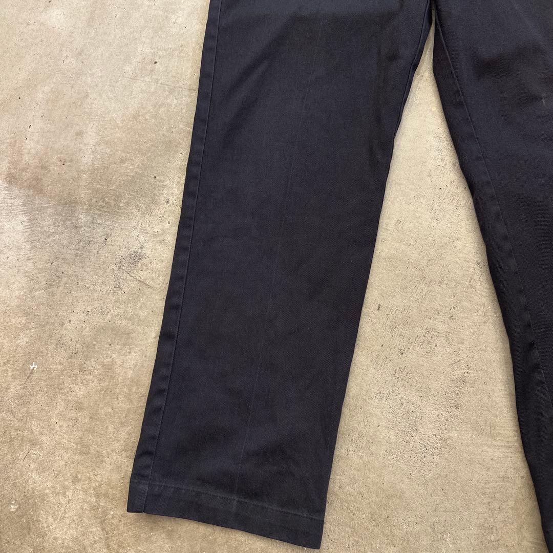 90s USA製 Dickies874 ブラック チノパン ワークパンツ　W34