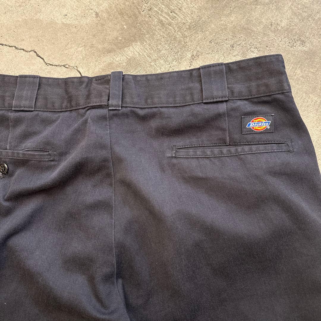 90s USA製 Dickies874 ブラック チノパン ワークパンツ　W34