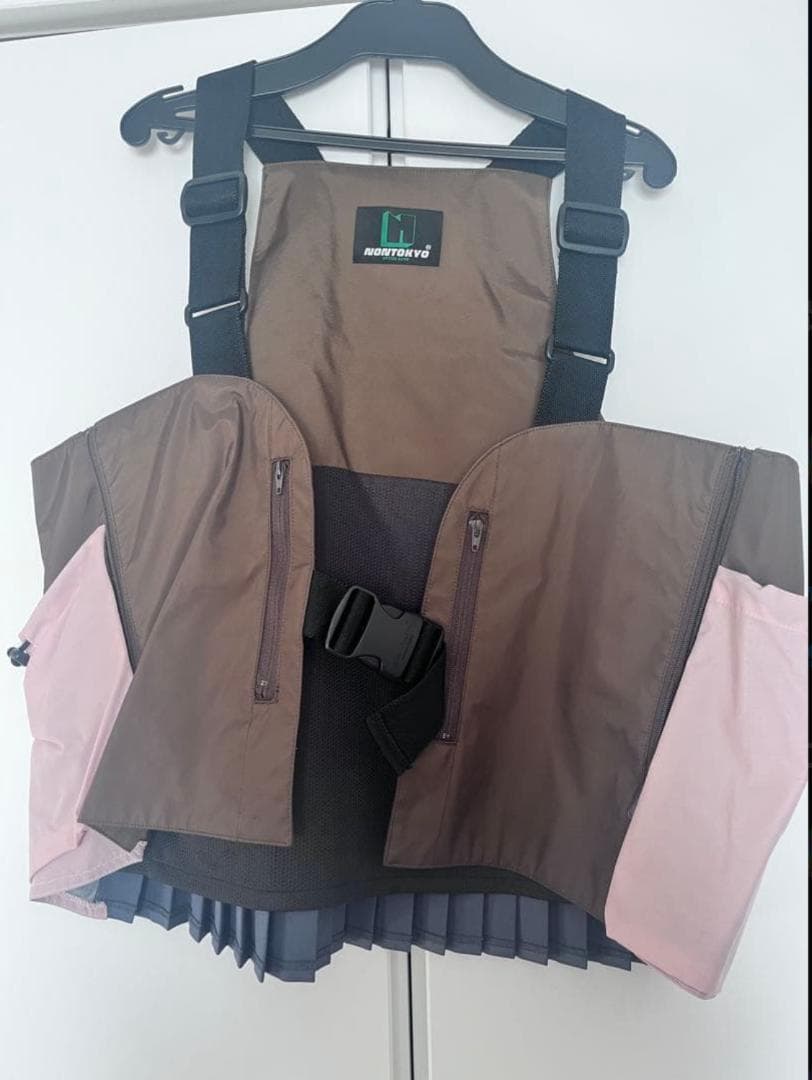 【美品】NONTOKYO ノントーキョー　UTILITY VEST カーキ