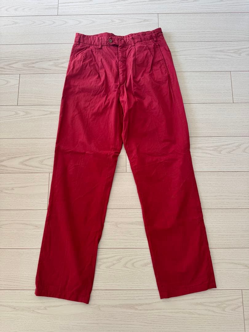 Loro Piana(ロロピアーナ) 赤いチノパン サイズ46 W32