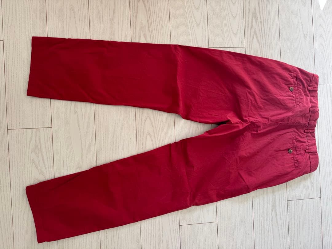 Loro Piana(ロロピアーナ) 赤いチノパン サイズ46 W32