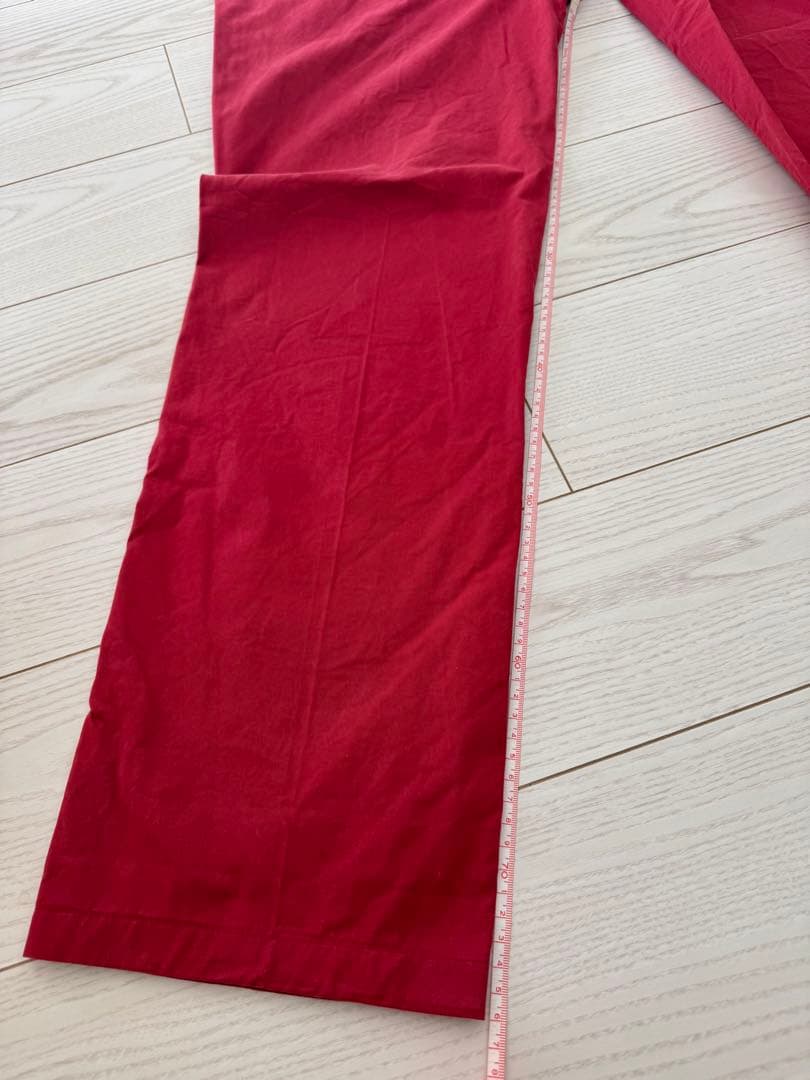 Loro Piana(ロロピアーナ) 赤いチノパン サイズ46 W32