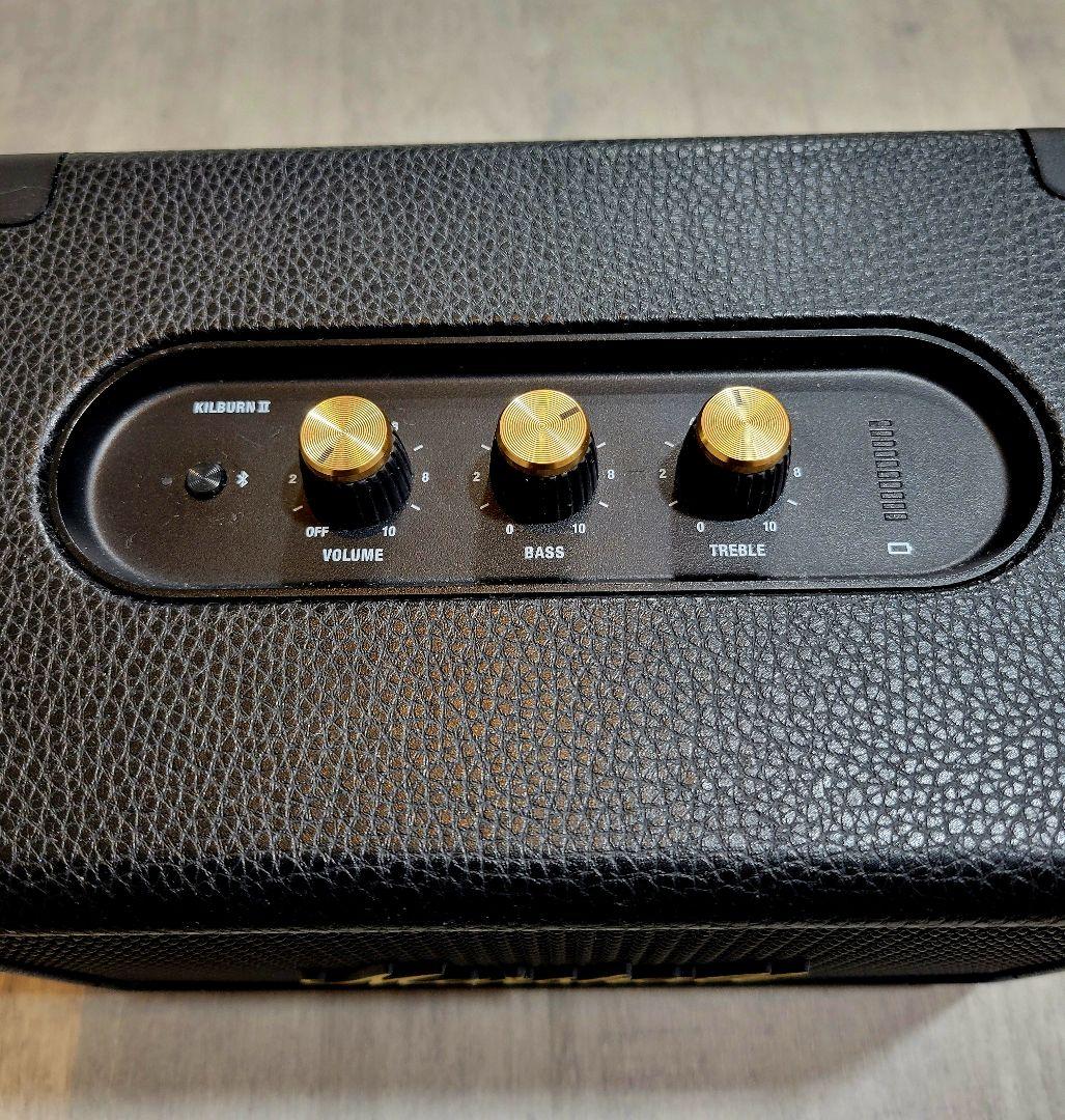 Marshall Kilburn II ブラック&ブラス ワイヤレススピーカー