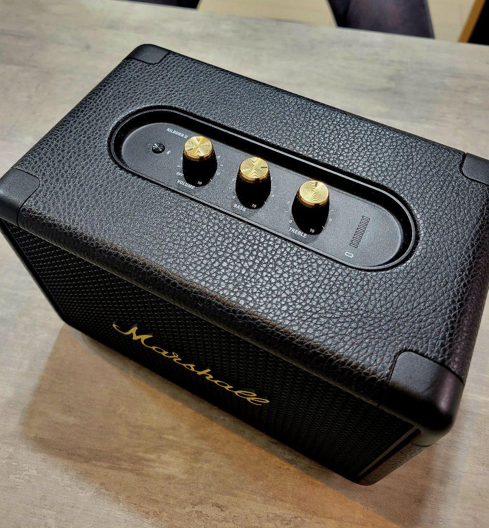 Marshall Kilburn II ブラック&ブラス ワイヤレススピーカー