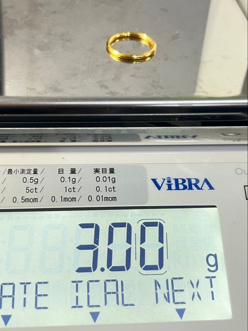 kaka オーダー無地リング 約3g指輪 刻印ありハンドメイド 2/2