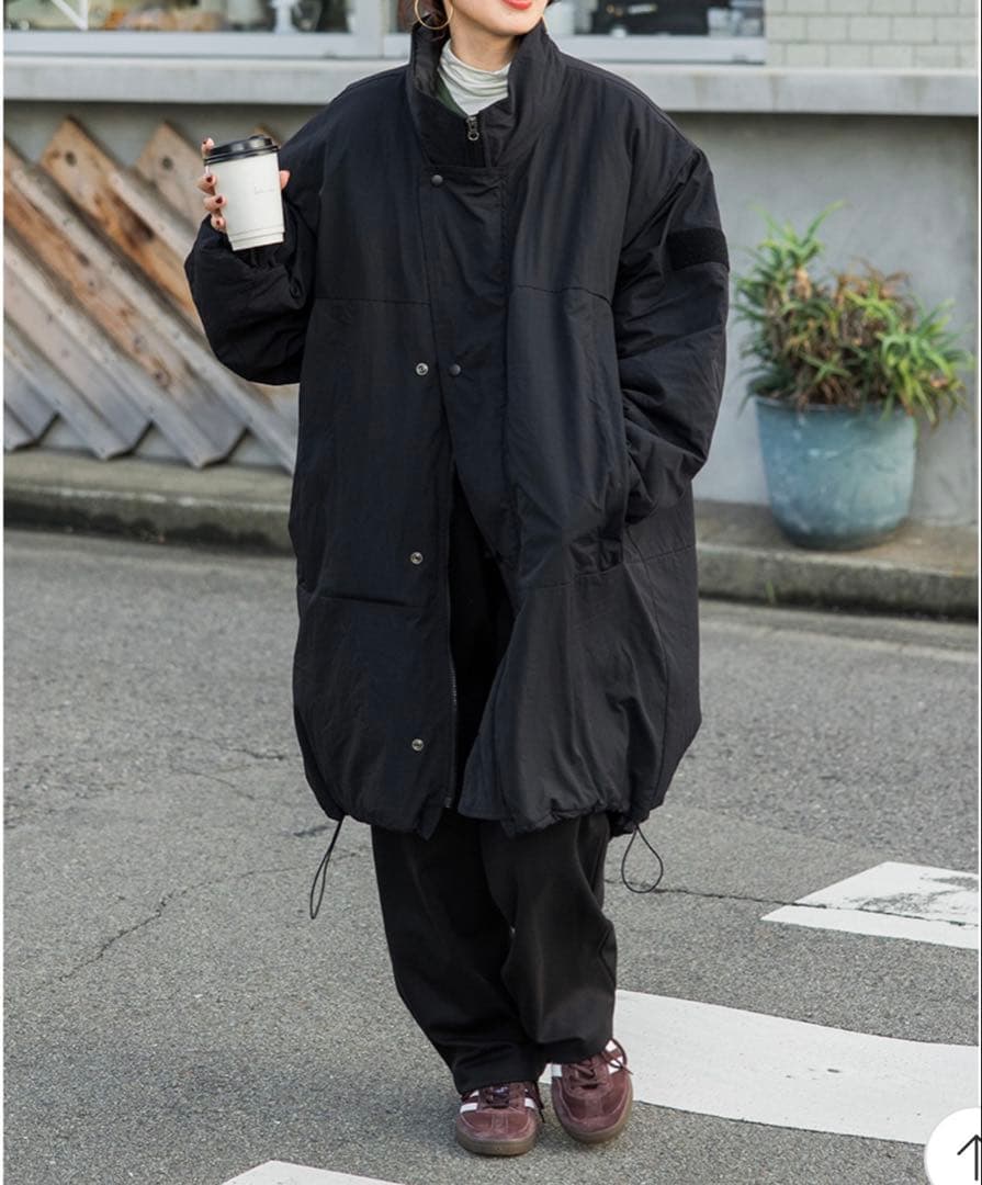 klee モンスターコート　黒　ブラック　kumika nugu