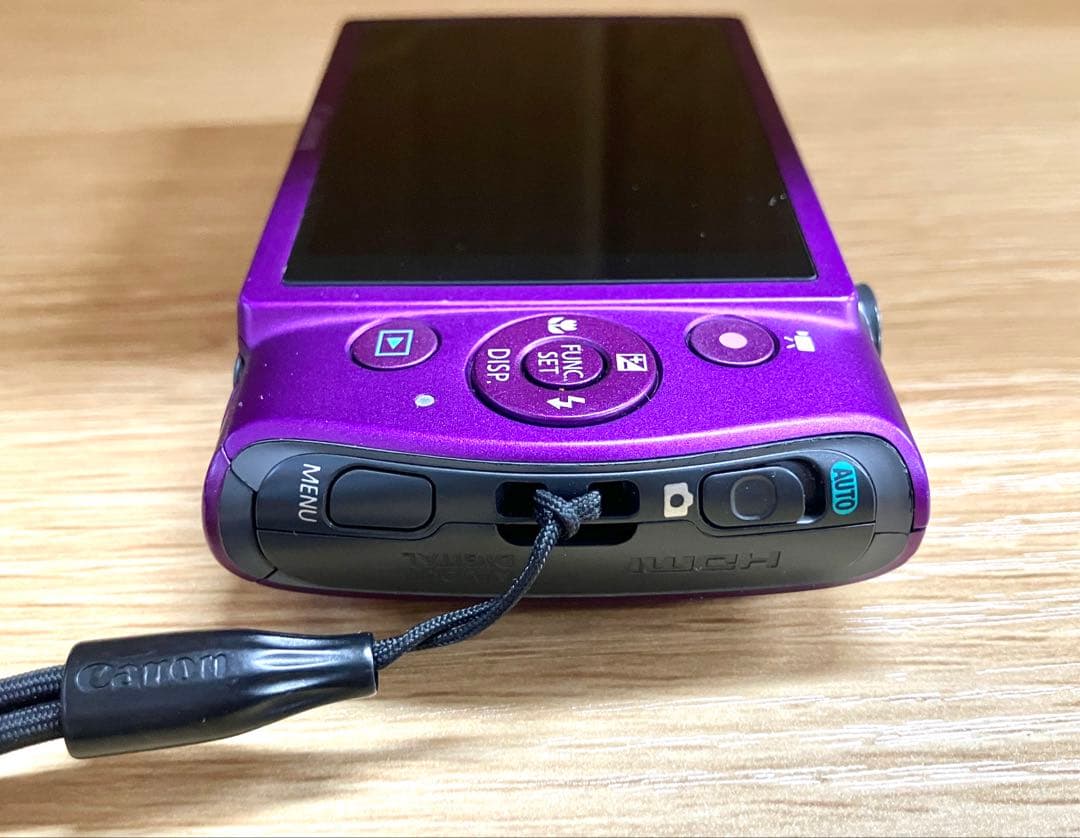 動作確認済 Canon IXY600F デジカメ パープル デジタルカメラ