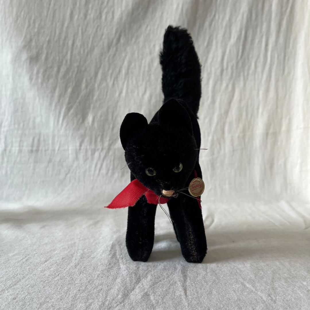 アンティーク　ドイツ　黒ねこ　トムキャット
