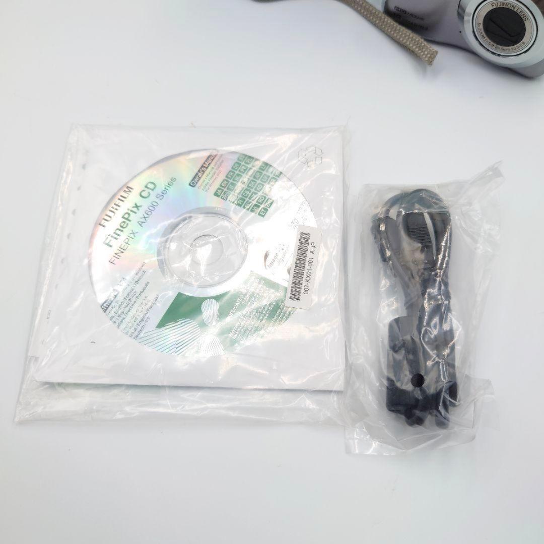 【完全動作品】FUJIFILM FINEPIX AX600 シルバー コンデジ