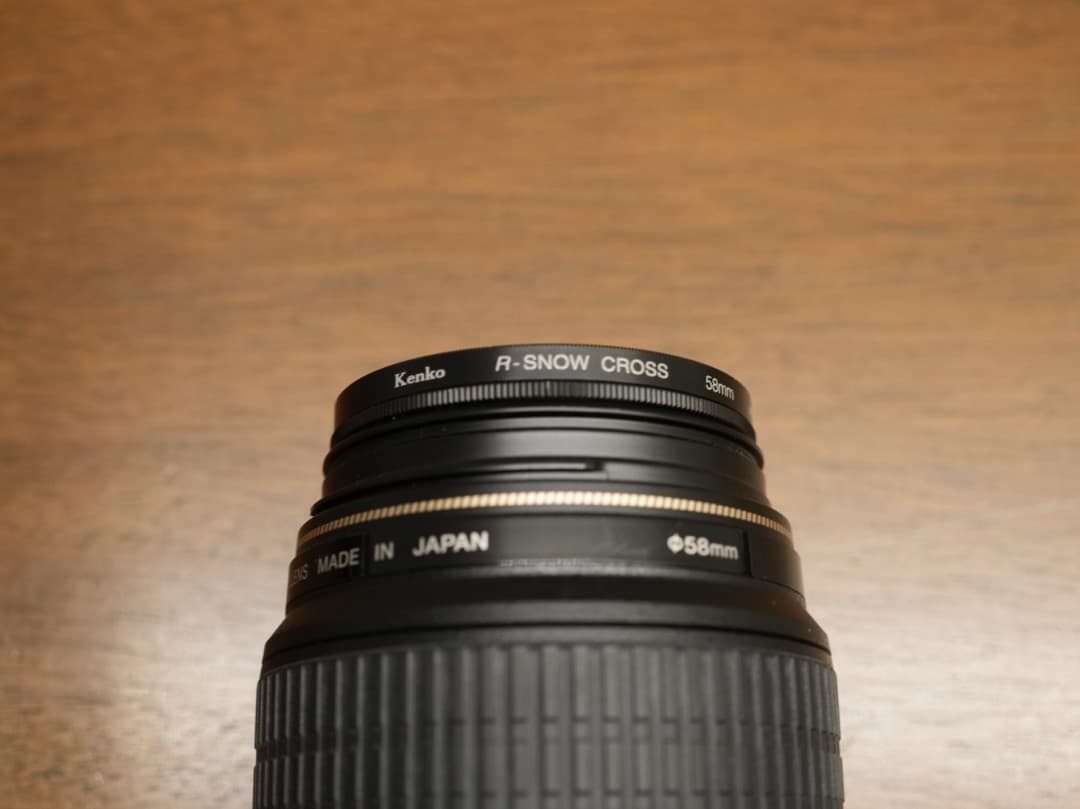 Canon EF 100mm f/2.8 macro USM (フィルター付き)