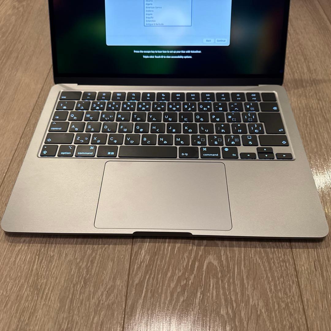 【美品】Apple MacBook Air M2 8GB 256GB 13インチ