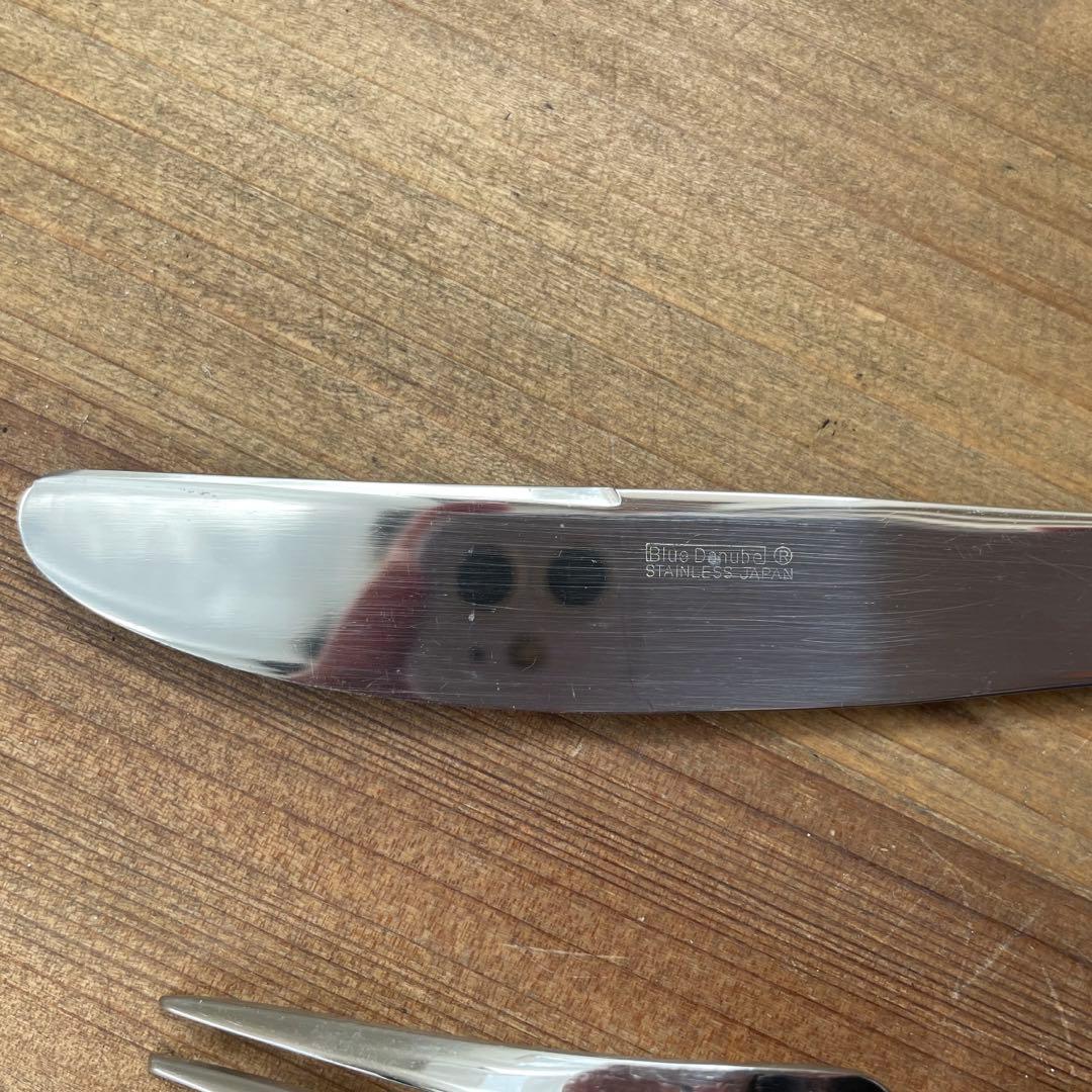 ブルーダニューブ　BlueDanube フォーク　ナイフ　カトラリー　3セット