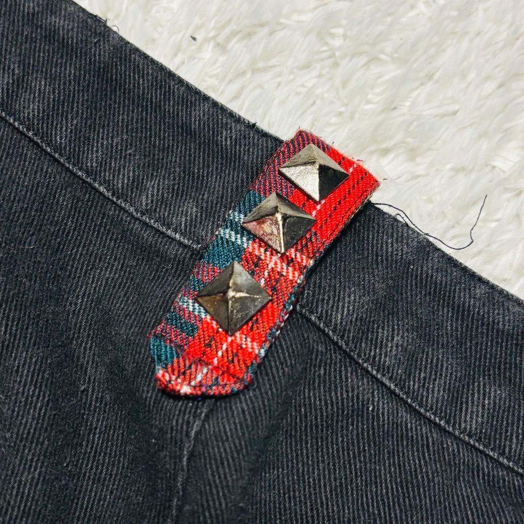 希少 Sex pot Revenge ボンテージ パンツ チェック y2k