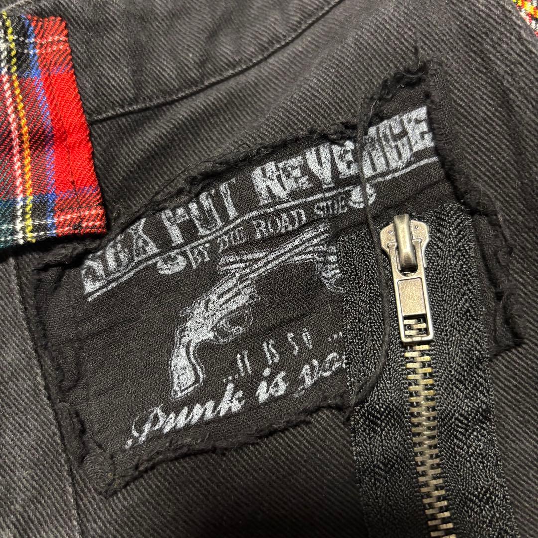 希少 Sex pot Revenge ボンテージ パンツ チェック y2k