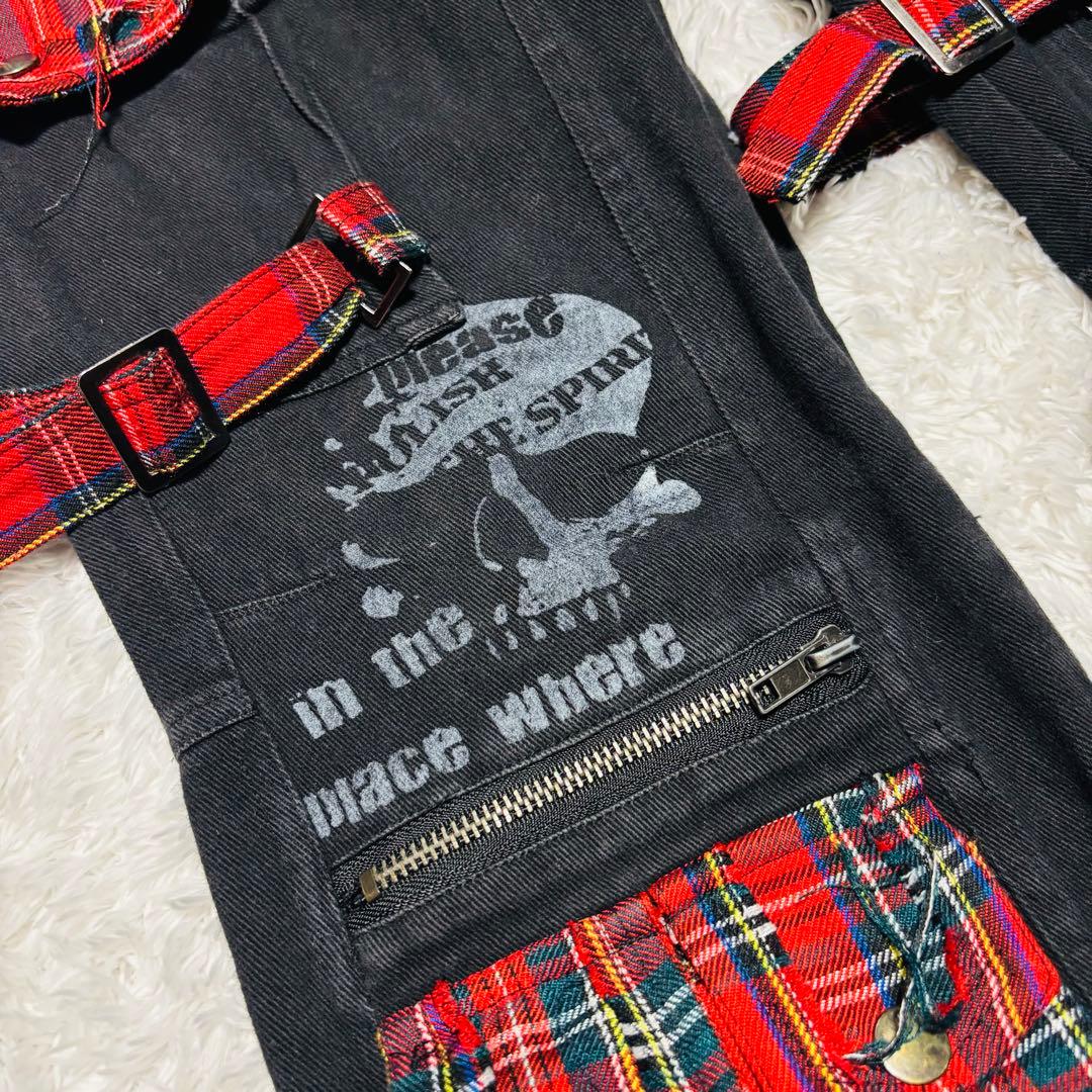 希少 Sex pot Revenge ボンテージ パンツ チェック y2k