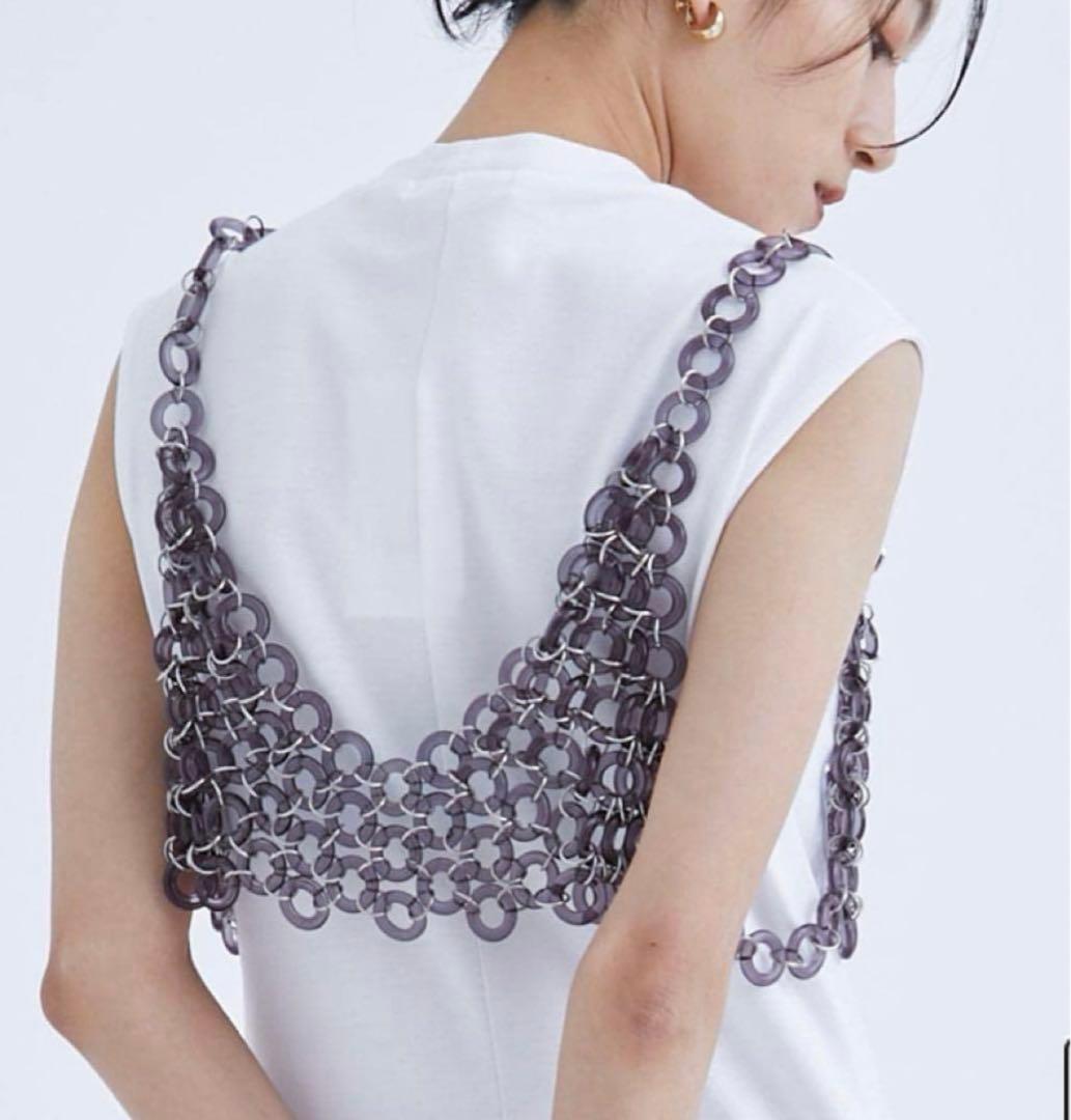 b*9様 チカキサダ　フープボタンベスト