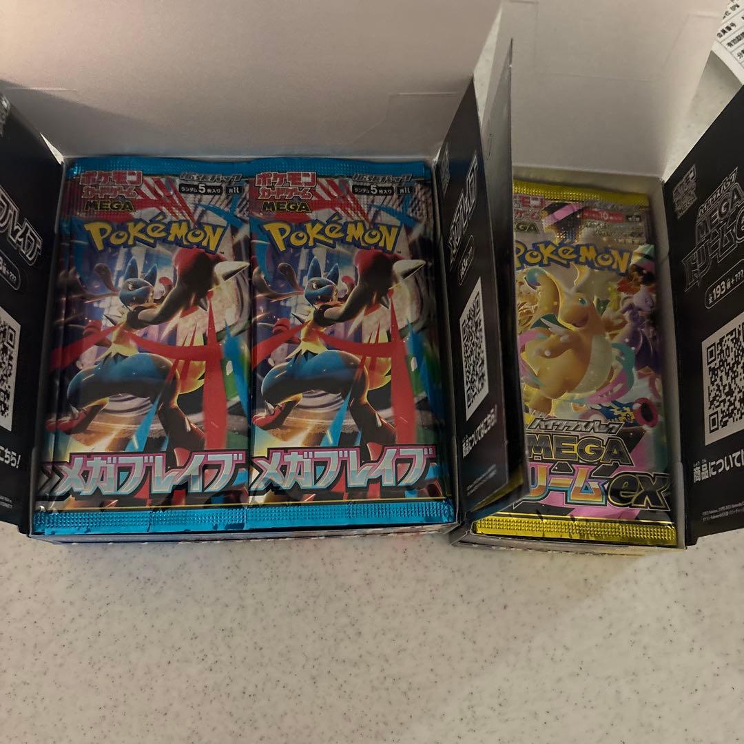 MEGAドリームex メガブレイブ 各1BOX