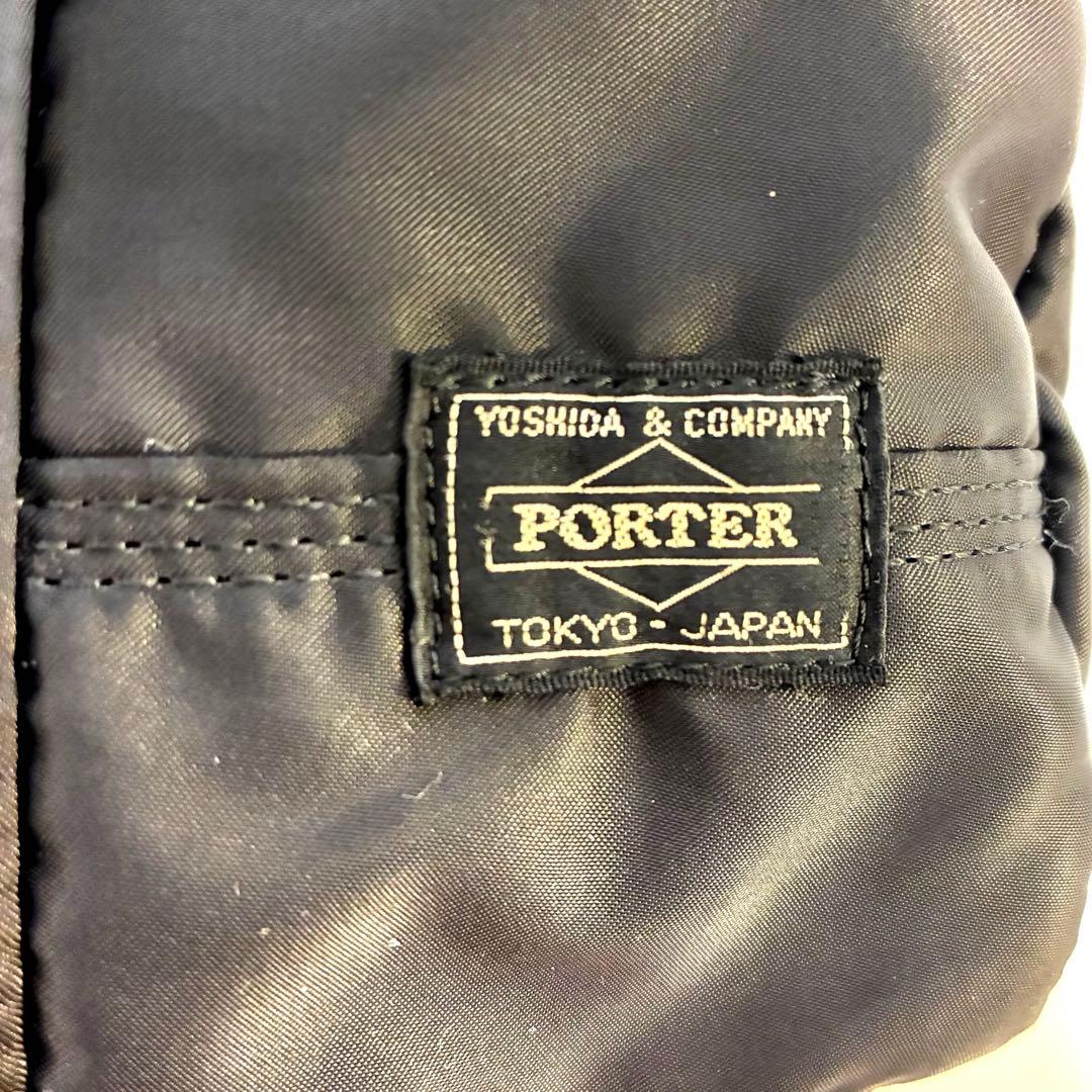 【美品】ポーター タンカー ミニボストンバッグ ドラムバッグ ナイロン ブラック