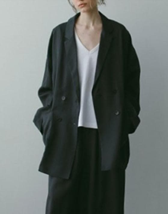 完売・新品・未使用【ETRE TOKYO】ダブルブレストエアリージャケットS