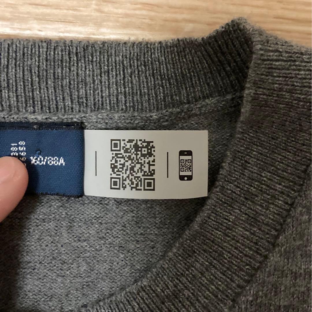 ポロ・ラルフローレン グレー 長袖カーディガン