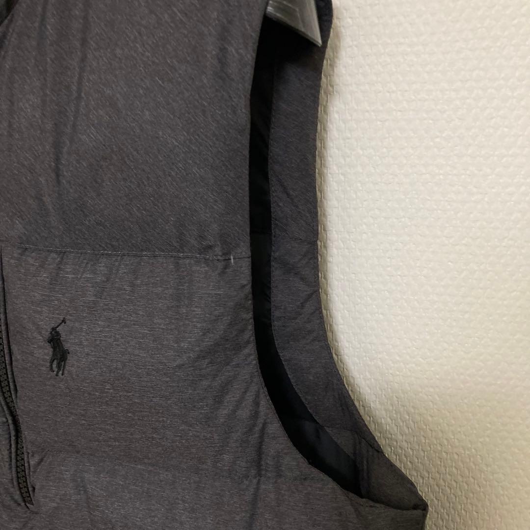 【美品】ポロ・ラルフ・ローレン ダウンベスト ダークグレー 人気デザイン