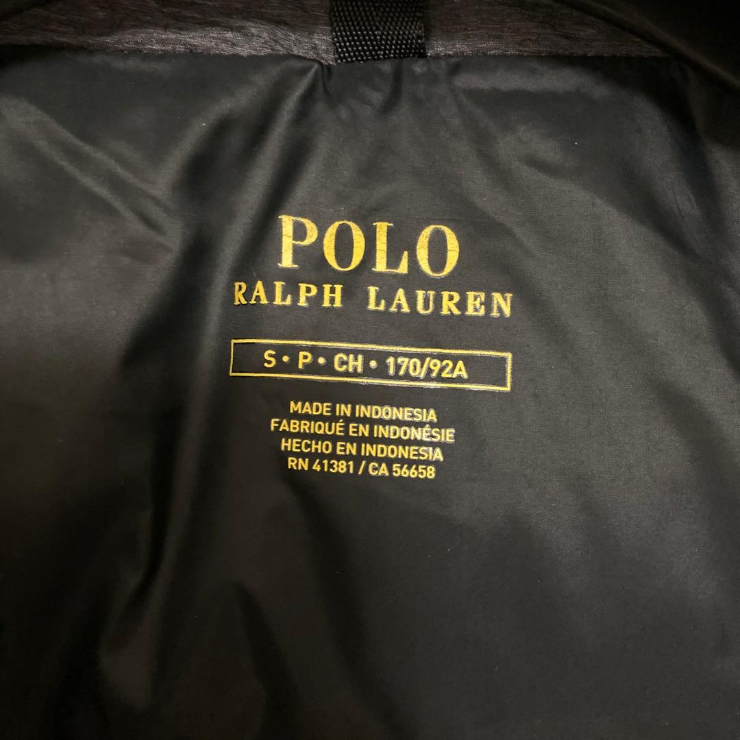 【美品】ポロ・ラルフ・ローレン ダウンベスト ダークグレー 人気デザイン