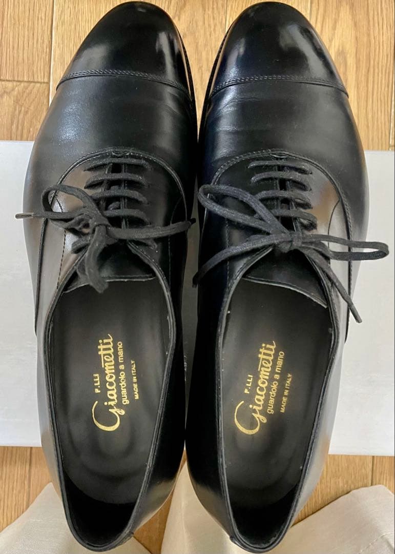 F.LLI Giacometti フラテッリジャコメッティFG602 黒　42