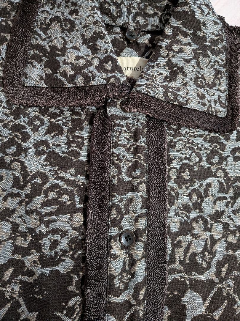 冬大セール❗️maturely♥フラワージャガードフリンジジャケット