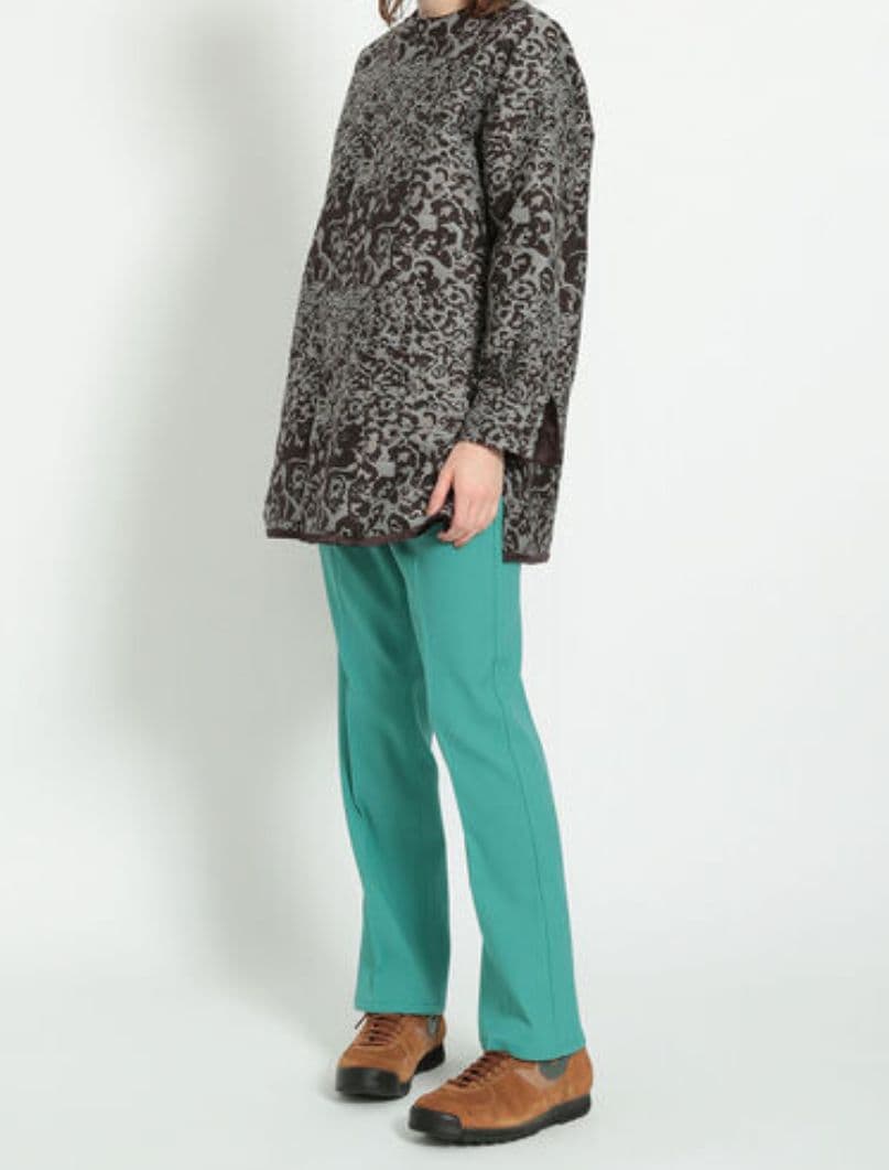 冬大セール❗️maturely♥フラワージャガードフリンジジャケット