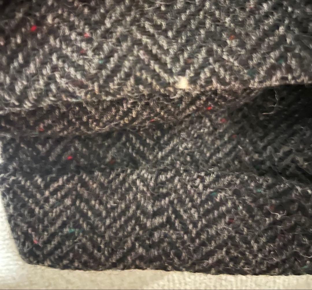 ラルフローレン　ウールスラックス　ブラック×グレーツイード　80s USA製