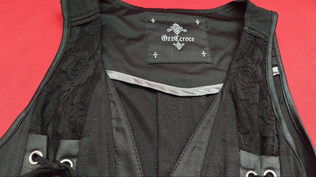 Ozz Croce ベスト 編み上げ レース 匿名配送