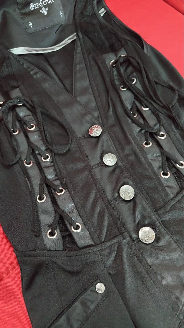 Ozz Croce ベスト 編み上げ レース 匿名配送