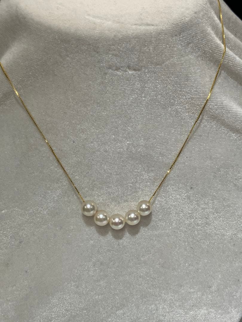 伊勢志摩英虞湾産あこや真珠　7mm パールネックレス