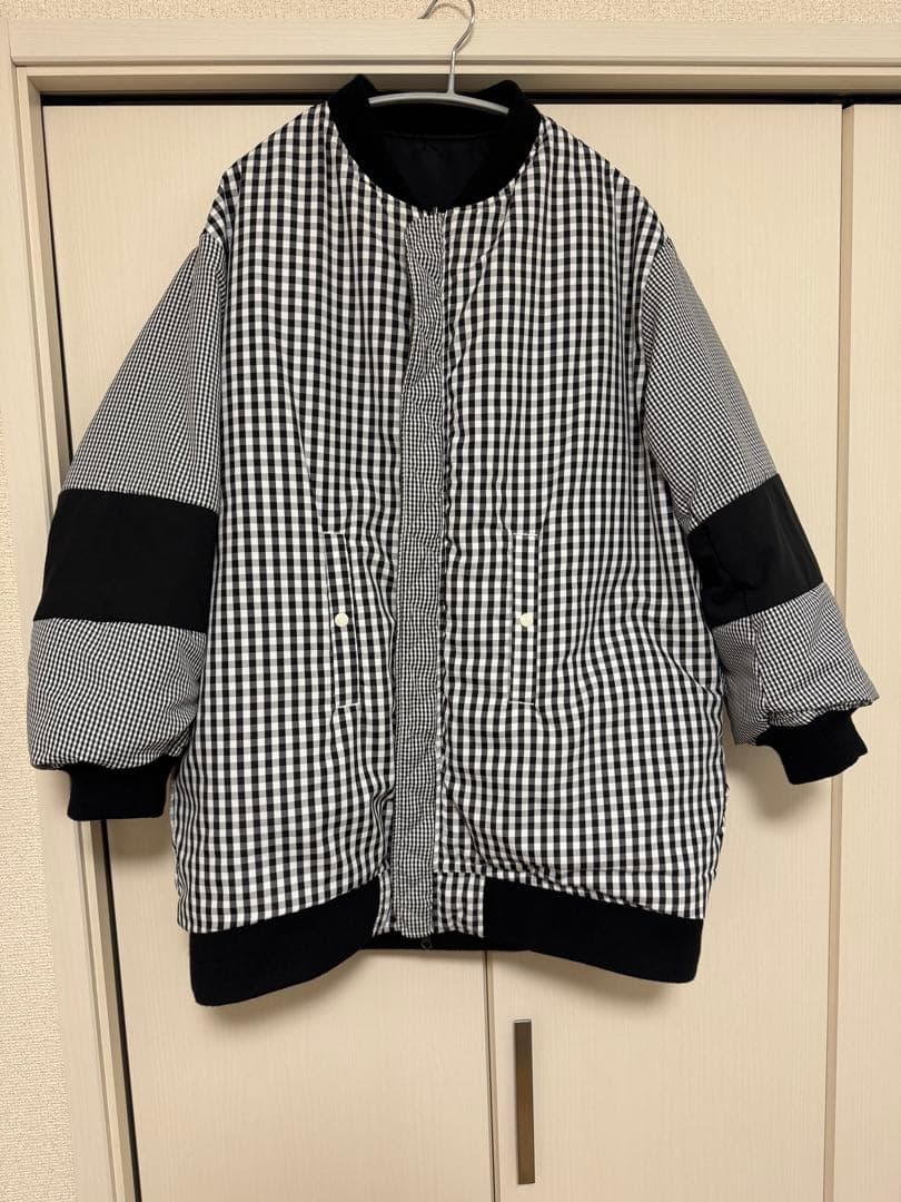 FRAPBOIS ギンガムリバーブルゾンコート