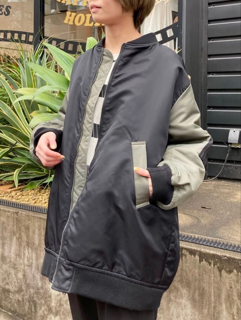 FRAPBOIS ギンガムリバーブルゾンコート