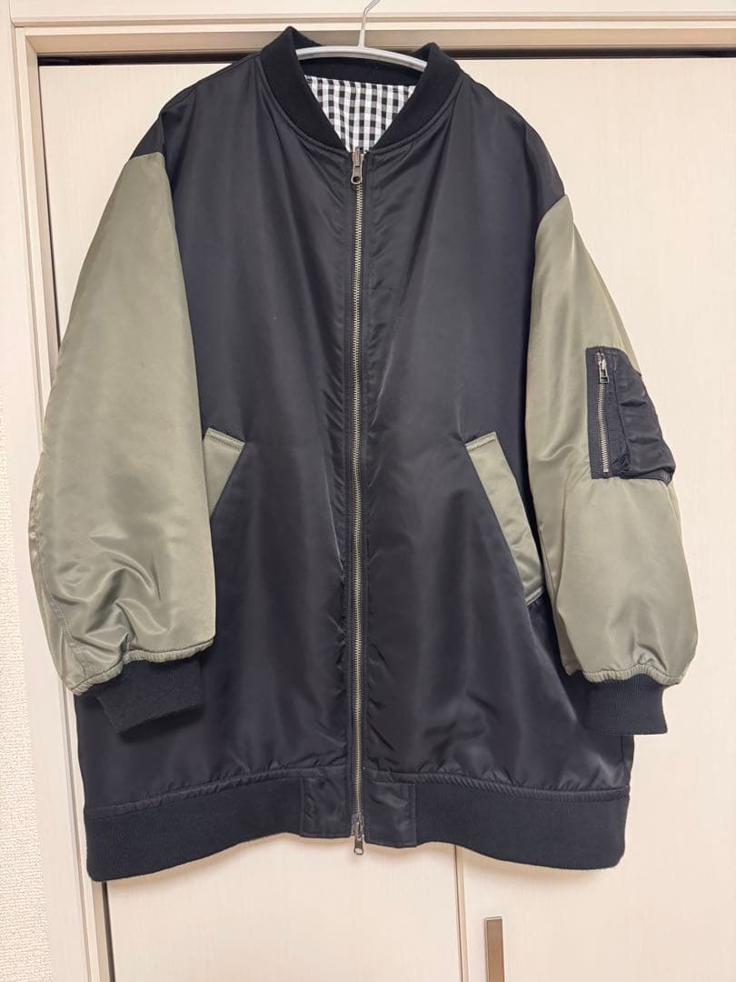 FRAPBOIS ギンガムリバーブルゾンコート