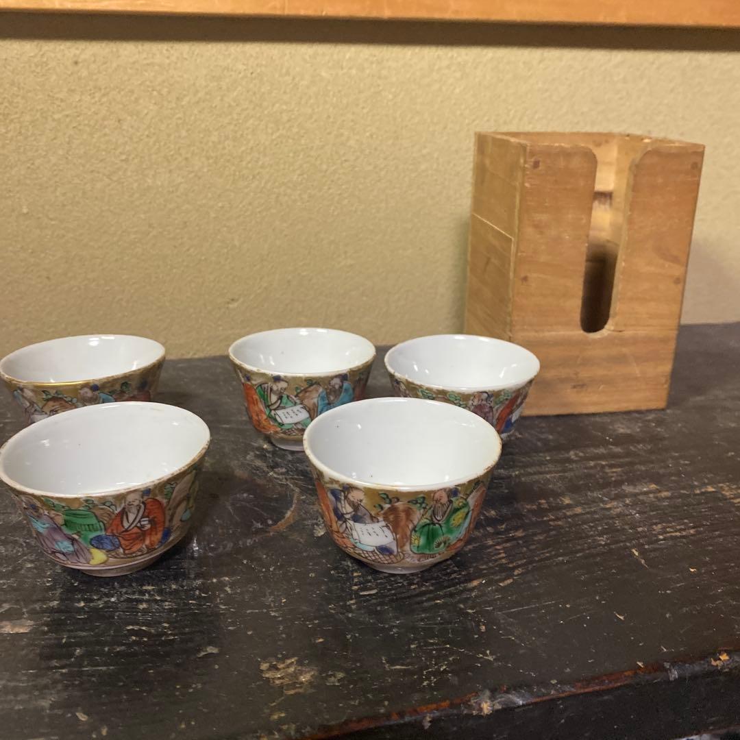 高橋道八　煎茶器5脚セット