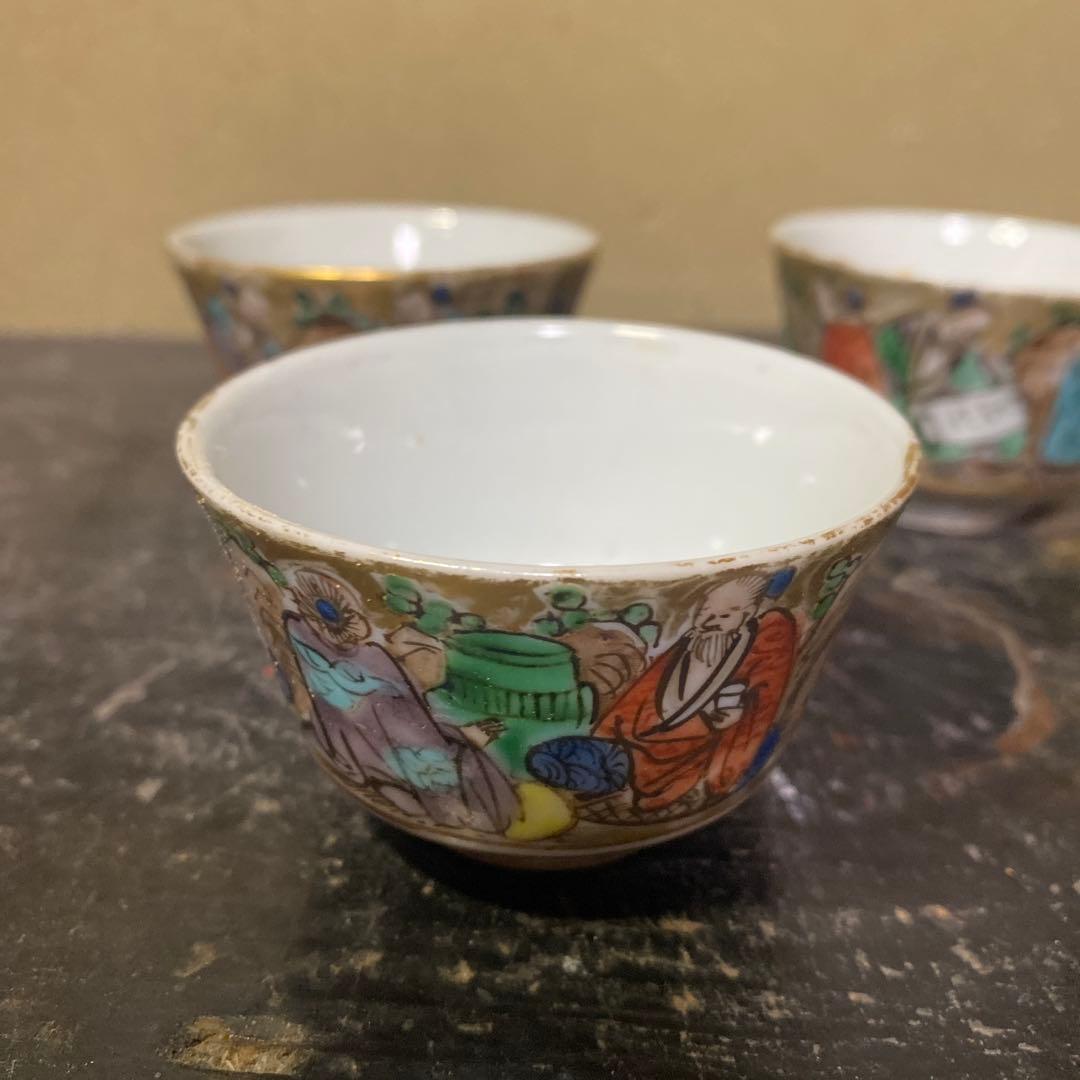 高橋道八　煎茶器5脚セット