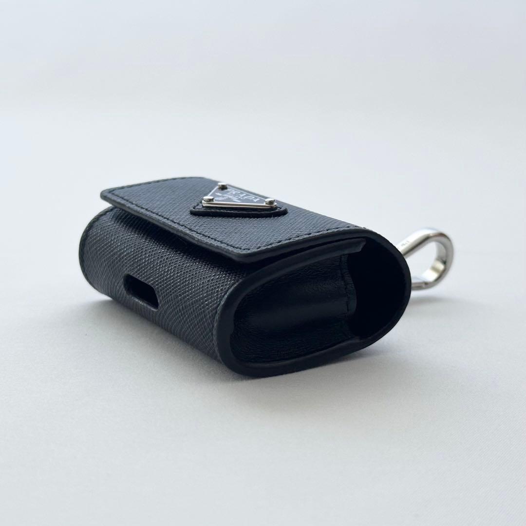 【美品】PRADA AirPods ケース サフィアーノトライアングル
