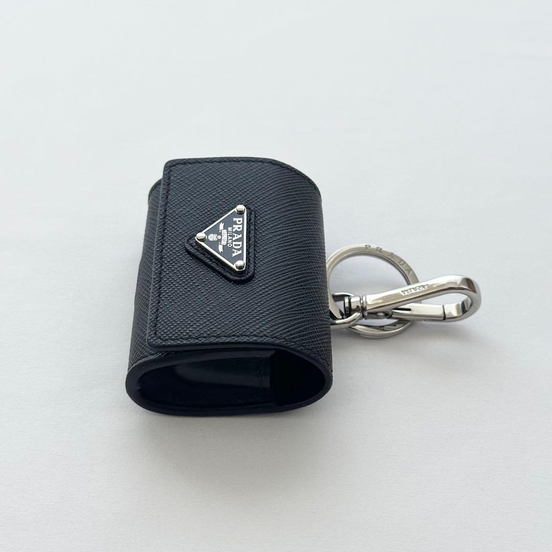 【美品】PRADA AirPods ケース サフィアーノトライアングル