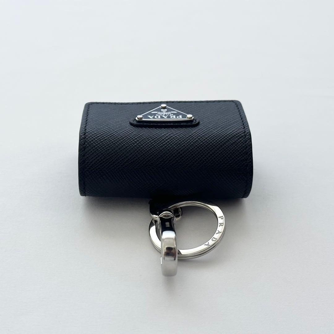 【美品】PRADA AirPods ケース サフィアーノトライアングル