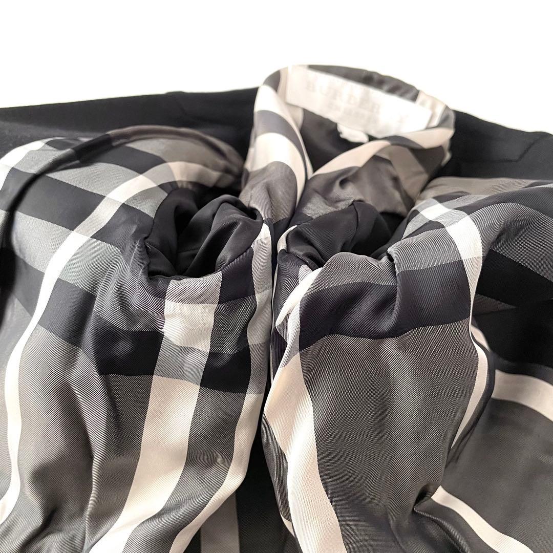 BURBERRY バーバリー フォーマル スーツ セットアップ 黒 ノバチェック