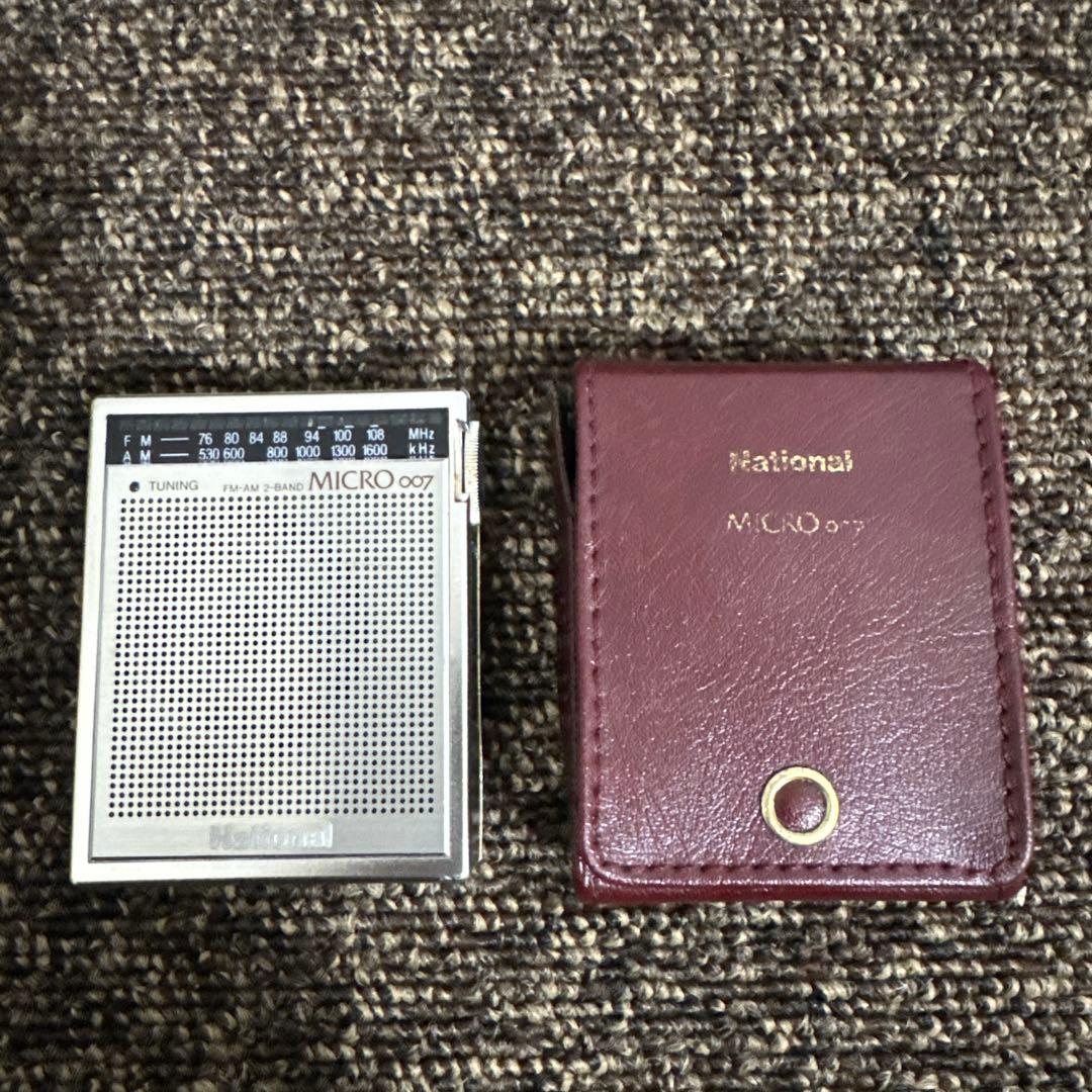 希少 ナショナル 松下電器産業 RF-007 MICRO 007 動作確認済み