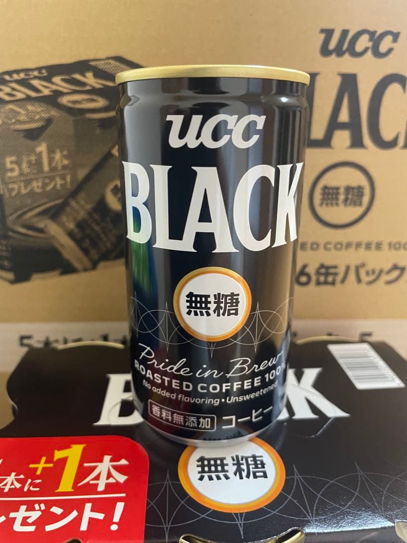 激安　人気定番商品　UCC ブラック無糖4ケース120本　送料込み1個79.9円