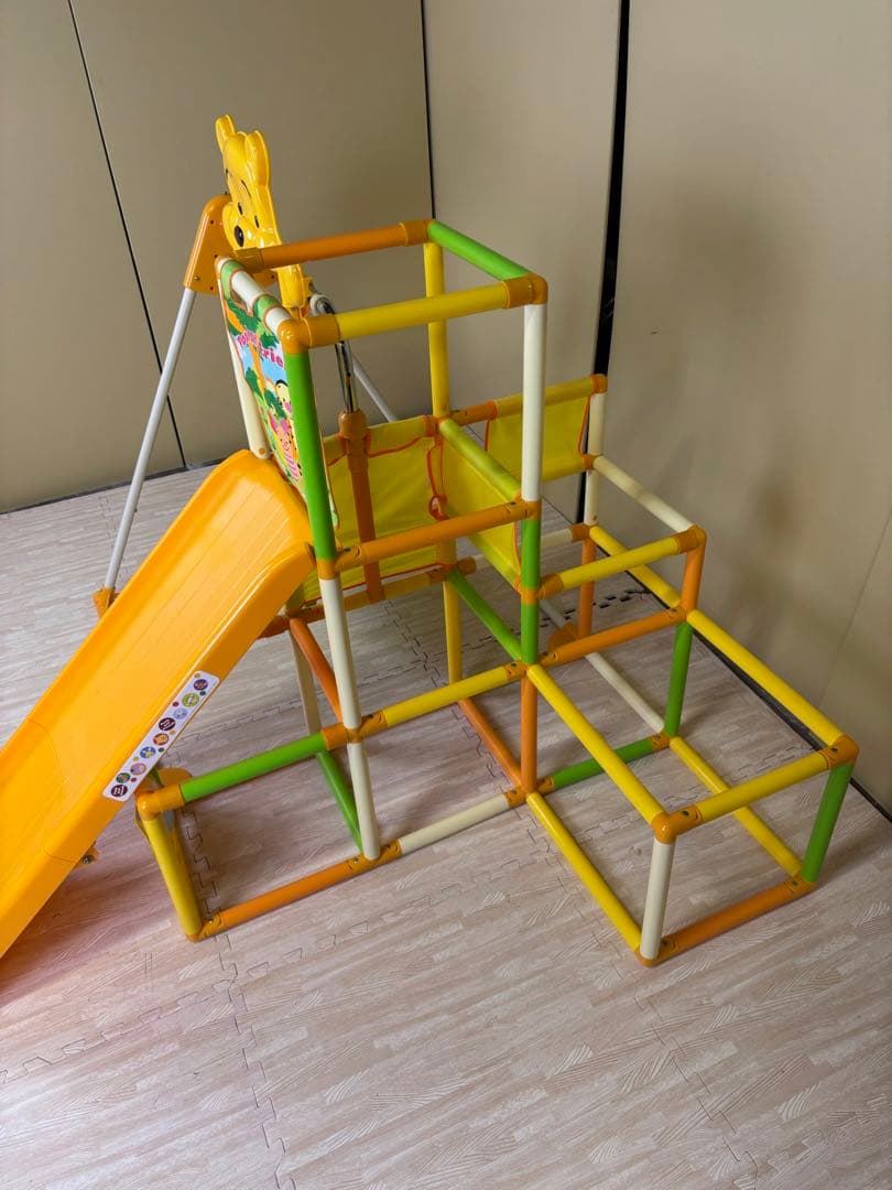 除菌清掃済　☆綺麗☆　くまのプーさん　おりたたみロングスロープキッズパークSP