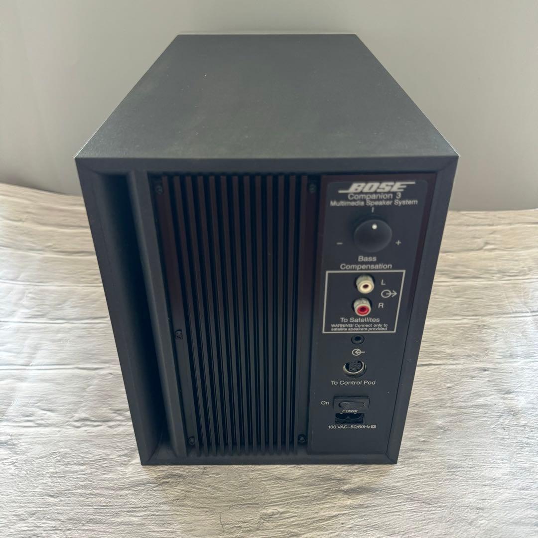 【USED美品】 BOSE Companion 3 マルチメディアスピーカー