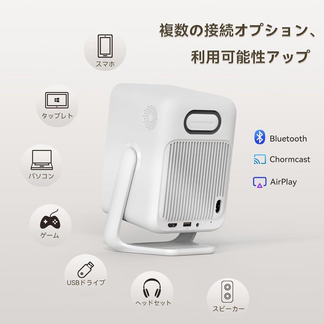Wanbo T2 UltraプロジェクターAndroidTV 11搭載1080P