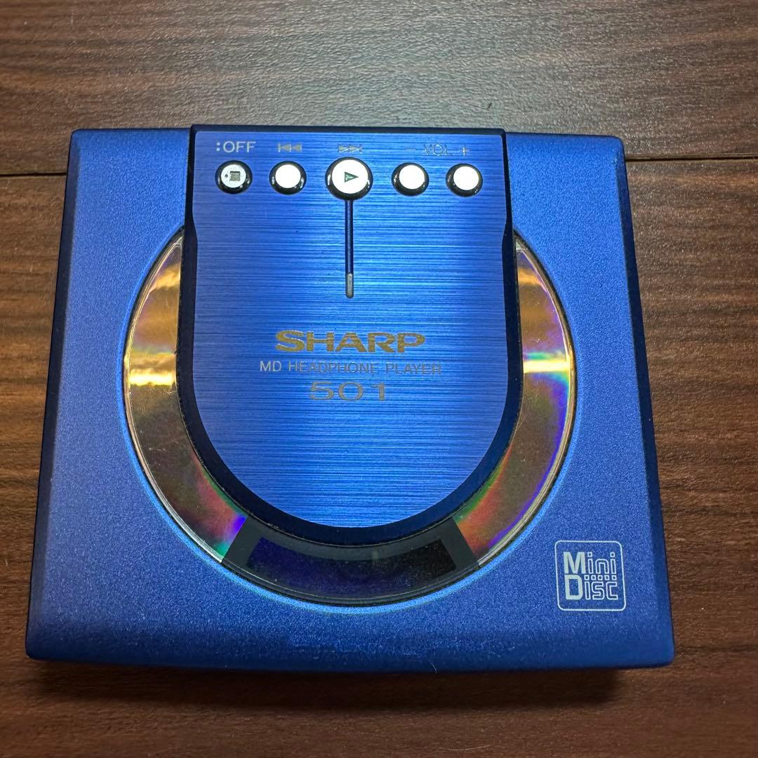 SHARP MD-ST501-A ポータブルMDプレーヤー 5538