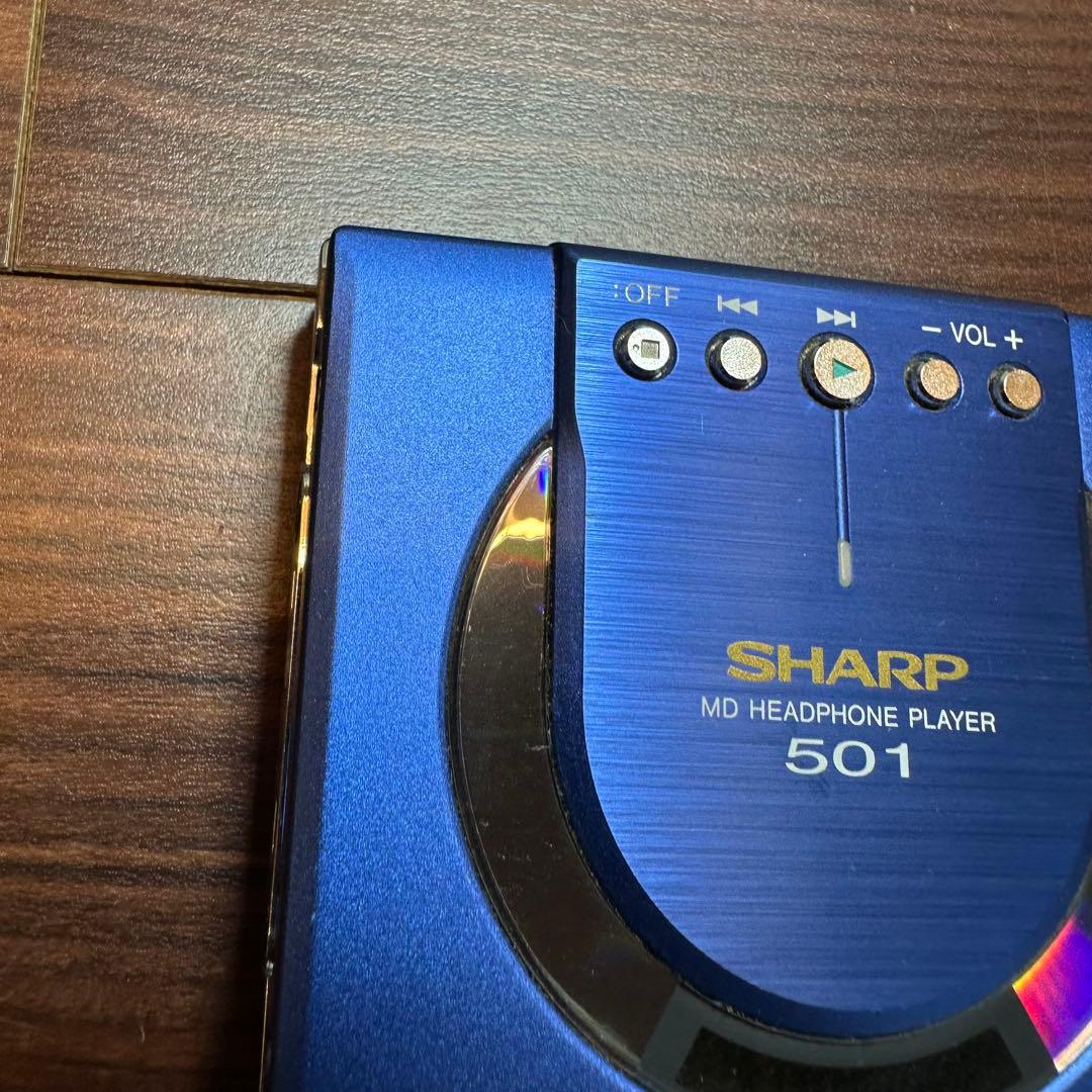 SHARP MD-ST501-A ポータブルMDプレーヤー 5538